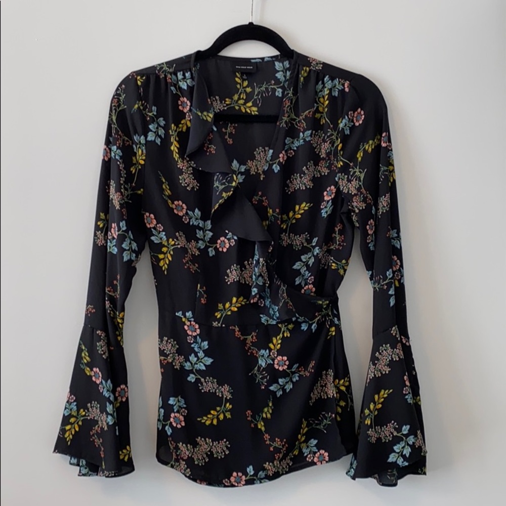 Who What Wear Garden Blouse